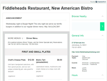 Tablet Screenshot of fiddleheadsjamesburg.com